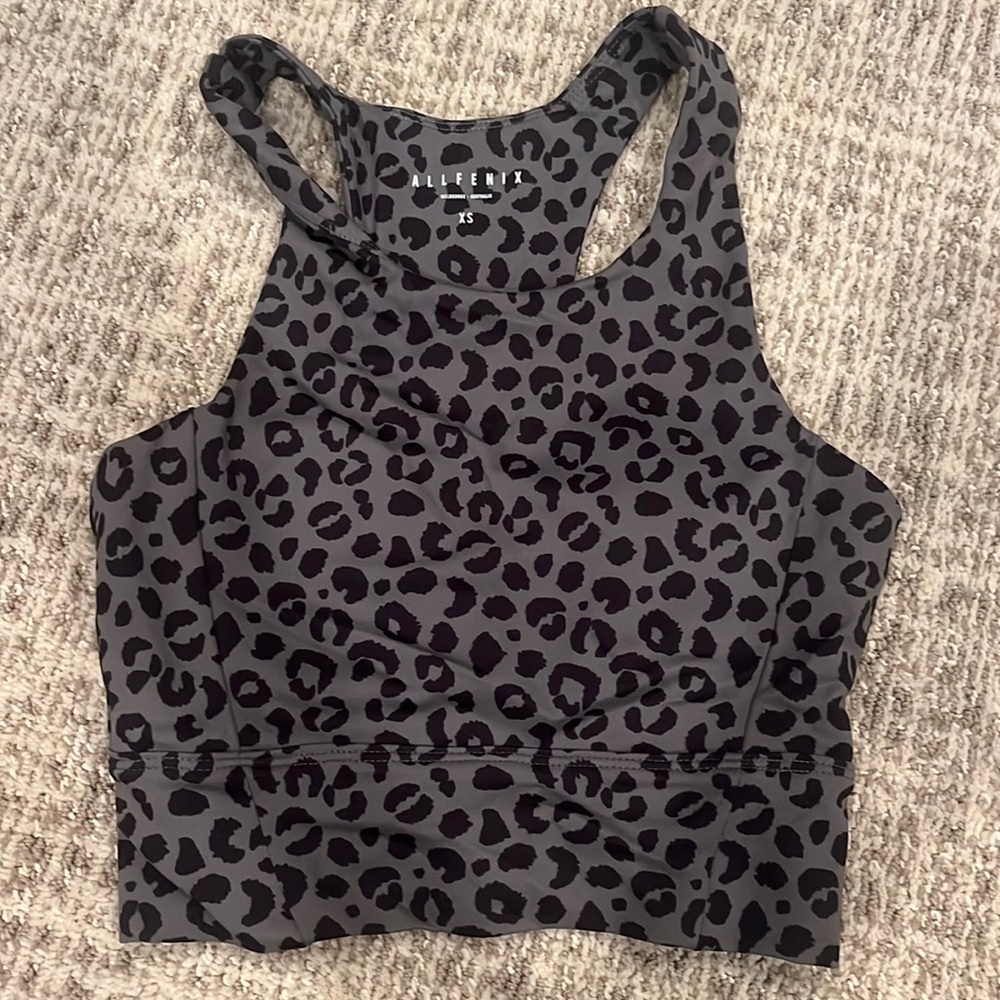 cheetah bra/top